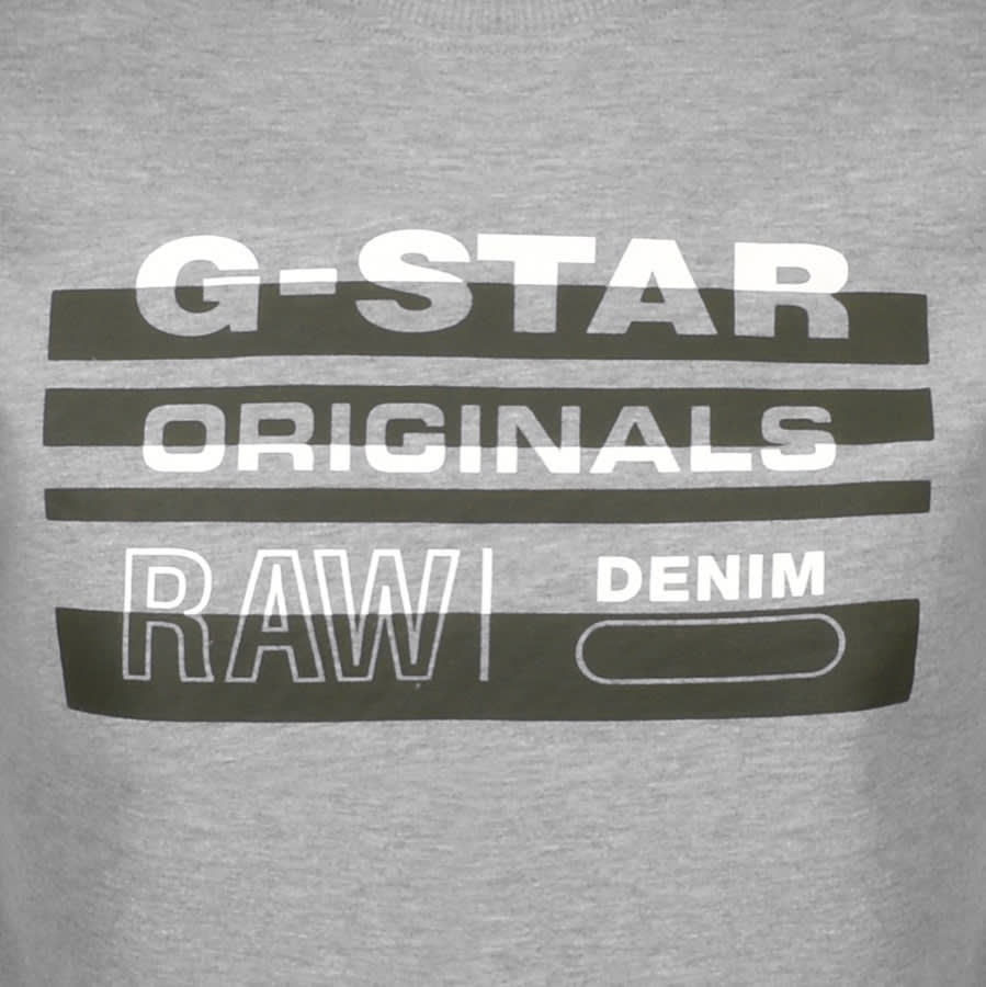 Alternative Image for ProductG Star Raw Original Sweatshirt Grey3